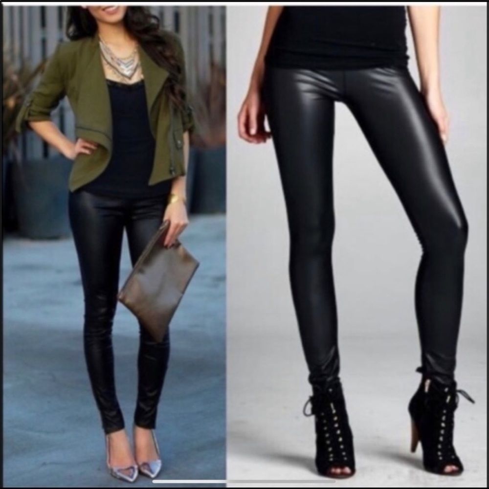 Faux Leather Leggings